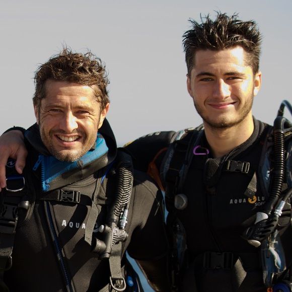 Bixente Lizarazu avec son père Pierre et son fils Tximista