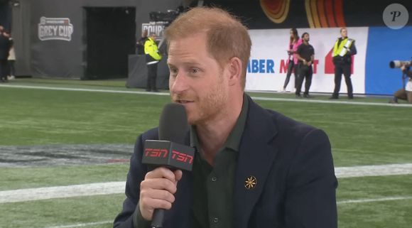 Le prince Harry lors d'une interview à Vancouver, au Canada, le 17 novembre 2024.