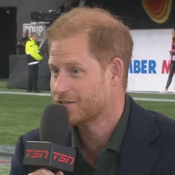 Le prince Harry lors d'une interview à Vancouver, au Canada, le 17 novembre 2024.