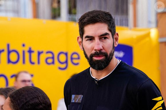 L'ancien joueur international Nikola KARABATIC lors de la Journée de l'Arbitrage au TEP Goutte d'Or le 1er octobre 2025 à Paris, France. Photo by Daniel Derajinski/Icon Sport/ABACAPRESS.COM