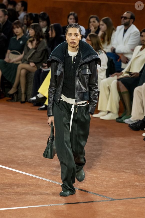 Défilé "Lacoste" Collection Prêt-à-Porter Automne/Hiver 2025-2026" lors de la Fashion Week de Paris (PFW) le 9 mars 2025.