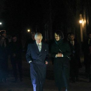 Le roi Charles III d'Angleterre visite le musée national d'Auschwitz-Birkenau à Oswiecim, en Pologne, dans le cadre des commémorations de la libération du camp de concentration d'Auschwitz-Birkenau. ©Backgrid USA / Bestimage