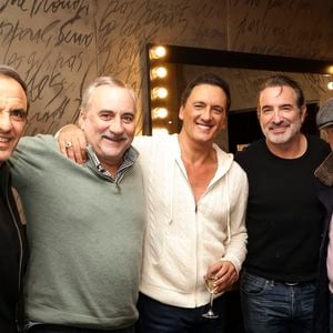 Exclusif - Nikos Aliagas, Antoine Duléry, Jean Dujardin, Dany Brillant, Claude Lelouch - Célébrités au concert de Dany Brillant à l'Olympia à Paris le 15 février 2026. Après 3 ans d'absence en live Dany est à nouveau sur scène pour un show " BEST OF TOUR " de ses plus grands titres ! En passant du jazz de Saint-Germain, à la dolce vita de Rome sans oublier Cuba et sa salsa entêtante ! Un show explosif et unique a ne pas rater. Après son passage à la salle Pleyel à Paris (Complet), il était de nouveau en concert à Paris, le dimanche 15 février à l'Olympia (Complet). Actuellement en tournée en France. © Jack Tribeca/Bestimage