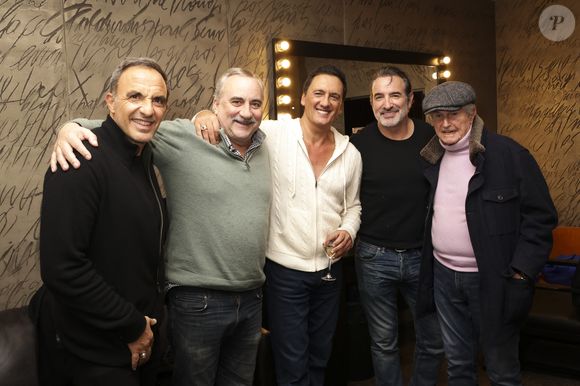 Exclusif - Nikos Aliagas, Antoine Duléry, Jean Dujardin, Dany Brillant, Claude Lelouch - Célébrités au concert de Dany Brillant à l'Olympia à Paris le 15 février 2026. Après 3 ans d'absence en live Dany est à nouveau sur scène pour un show " BEST OF TOUR " de ses plus grands titres ! En passant du jazz de Saint-Germain, à la dolce vita de Rome sans oublier Cuba et sa salsa entêtante ! Un show explosif et unique a ne pas rater. Après son passage à la salle Pleyel à Paris (Complet), il était de nouveau en concert à Paris, le dimanche 15 février à l'Olympia (Complet). Actuellement en tournée en France. © Jack Tribeca/Bestimage