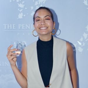 Exclusif - Vaimalama Chaves lors de l'ouverture du rooftop de l'hôtel The Peninsula Paris le 29 mai 2024.
© Rachid Bellak / Bestimage