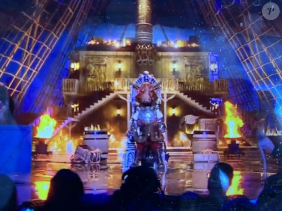 Le Bison, Deuxième prime de "Mask Singer", capture d'écran TF1