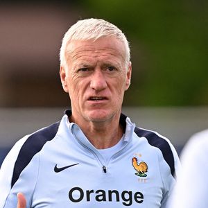 Didier DESCHAMPS (Sélectionneur France) lors de la séance d'entraînement de l'équipe de France à l'INF Clairefontaine le 2 juin 2025 à Clairefontaine, France. (Photo par Anthony Bibard/FEP/Icon Sport/ABACAPRESS.COM)