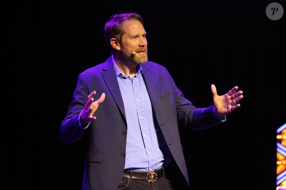Eric Larchevêque, Co-fondateur de Ledger & d'Algosup et Membre du Jury de l'émission de M6 "Qui veut être mon associé" lors de l'Université des entrepreneurs - Medef Gironde, à l'Arkéa-Aréna de Bordeaux, France, le 19 octobre 2023. © Jean-Marc Lhomer/Bestimage