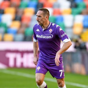 Franck Ribéry (ACF Fiorentina) lors d'un match de championnat Serie A opposant l'Udinese Calcio à l'ACF Fiorentina au stade Dacia Arena à Udine, Italie, le 28 février 2021. © Alessio Marini/LPS/Zuma Press/Bestimage