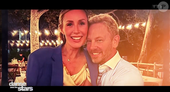 Ian Ziering et sa compagne dans Danse avec les stars, capture d'écran TF1