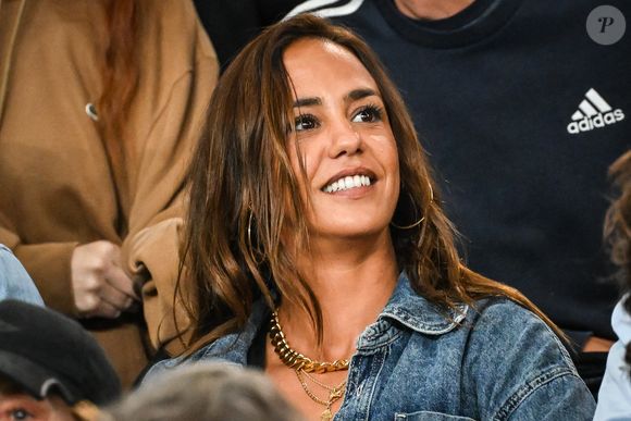 Alice Belaïdi - Célébrités assistent au match de Ligue des champions entre le PSG et Gérone (1-0) au Parc des Princes à Paris le 18 Septembre 2024. © Matthieu Mirville/Bestimage