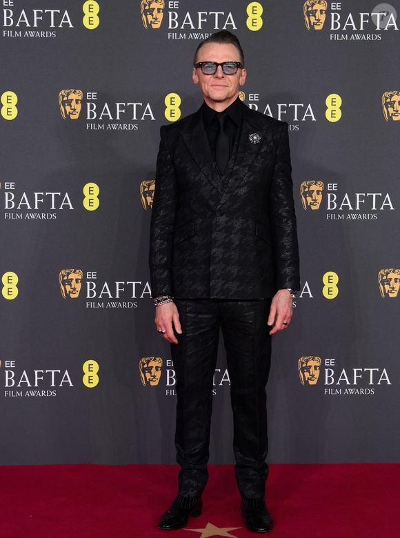 Simon Pegg - Photocall de la 78ème cérémonie des British Academy Film Awards (EE BAFTA) au Royal Albert Hall à Londres, le 16 février 2025.
©GOFF INF / BESTIMAGE