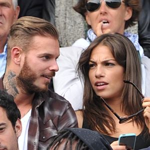 M. Pokora (Matt Pokora) et Scarlett assistent aux Internationaux de France de tennis de Roland Garros à Paris le 2 juin 2014. © Giancarlo Gorassini/Bestimage