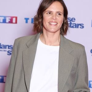 Laure Manaudou participe au photocall de Danse Avec Les Stars dans les studios de TF1 à Paris, France, le 18 décembre 2025. Photo by Jerome Domine/ABACAPRESS.COM