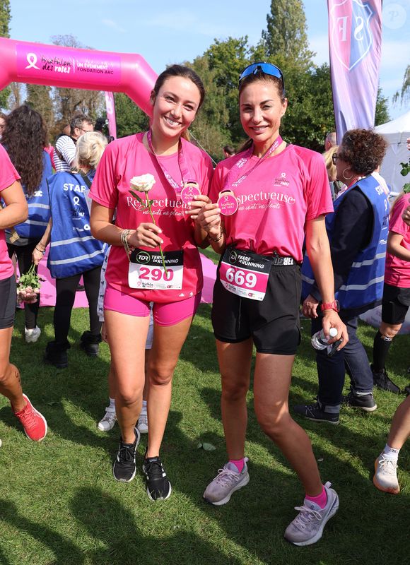 Elle a eu peur de sortir de chez elle après ces agressions.

Exclusif - Delphine Wespiser et Ariane Brodier lors du Triathlon des Roses au parc de Saint-Cloud, France, le 21 septembre 2024. © Denis Guignebourg/BestImage