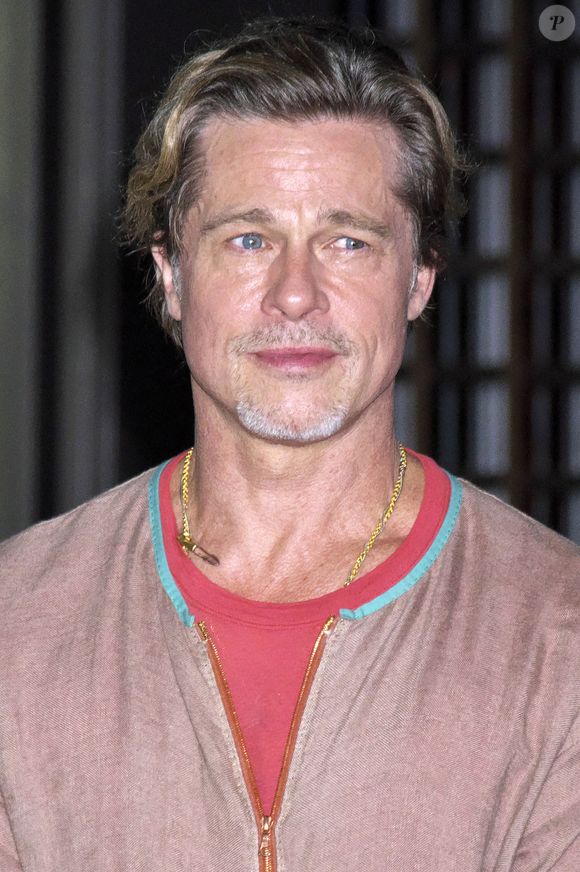 Brad Pitt fait la promotion du film "Bullet Train" au temple Koyasan Tokyo Betsu-In Temple à Tokyo, Japon, le 22 août 2022. © Future-Image/Zuma Press/Bestimage