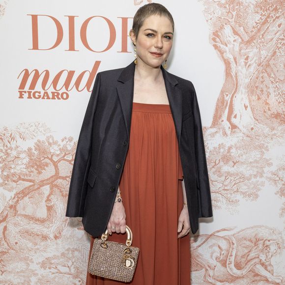 Exclusif -  Emilie Dequenne - Photocall du dîner Dior Madame Figaro à la "Terrasse by Albane" sur le rooftop de l'hôtel JW Marriott lors du 77ème Festival International du Film de Cannes le 15 mai 2024. © Olivier Borde/Bestimage