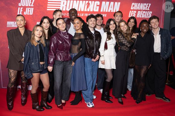 Les élèves sont passés sur deux jours. 

Les étudiants de la Star Academy 2025 assistent à la première du film 'Running Man' à l'UGC Cine Cite Bercy le 03 novembre 2025 à Paris, France. Photo par Nasser Berzane/ABACAPRESS.COM