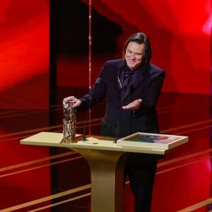 Jim Carrey (César d'honneur) lors de la 51ème cérémonie des César à l'Olympia à Paris, France, le 26 février 2025 © Borde-Jacovides/Bestimage