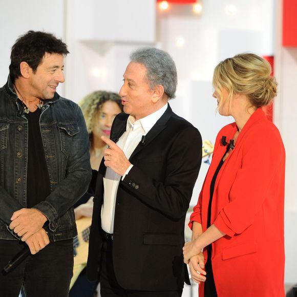 Exclusif - Patrick Bruel, Amanda Sthers, Michel Drucker - Enregistrement de l'émission "Vivement Dimanche", présentée par M.Drucker, et diffusée le 6 janvier sur France 2. Le 17 décembre 2018
© Guillaume Gaffiot / Bestimage