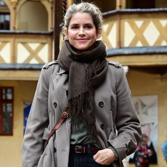 Alice Taglioni lors de la 165e vente aux enchères des Hospices de Beaune, le 16 novembre 2025. © Romain Doucelin / Bestimage