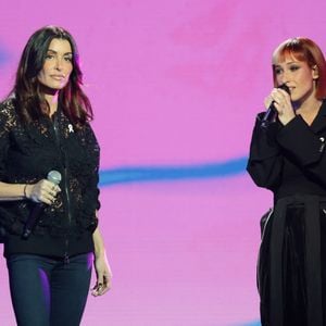 Exclusif - Jenifer Bartoli et Suzane - Enregistrement du concert "Nos voix pour toutes", au profit de La fondation des femmes, à l'Adidas Arena à Paris, diffusée le 11 décembre sur TMC
© Coadic Guirec-Cyril Moreau / Bestimage