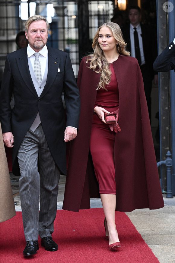 La princesse Catharina des Pays-Bas arrive à la cérémonie d'abdication du Grand-Duc Henri du Luxembourg au Palais grand-ducal de Luxembourg, le 3 octobre 2025. Le Luxembourg intronisera un nouveau souverain aujourd'hui : le prince Guillaume succédera à son père, le grand-duc Henri, qui abdiquera officiellement le même jour, mettant fin à un règne de 25 ans. Photo par David Niviere/ABACAPRESS.COM