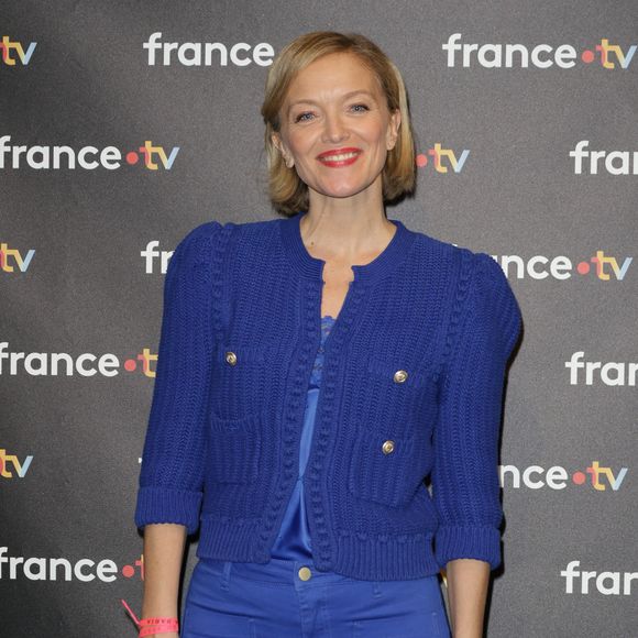 Maya Lauqué - Photocall à l'occasion des 40 ans de l'émission "Télématin" au siège de France Télévisions à Paris le 6 février 2025. © Coadic Guirec/Bestimage