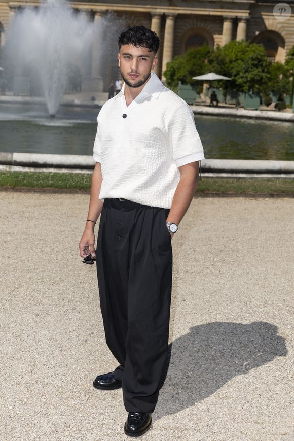 Inox Tag au photocall du défilé Jaquemus de la mode homme Printemps/Été 2026 dans le cadre de la Fashion Week de Paris dans les jardins de l’Orangerie à Versailles, France, le 29, 2025. © Olivier Borde/Bestimage