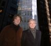 Bernard Arnault et son fils Antoine - inauguration de la tour LVMH à New York RINDOFF-BORDE / BESTIMAGE