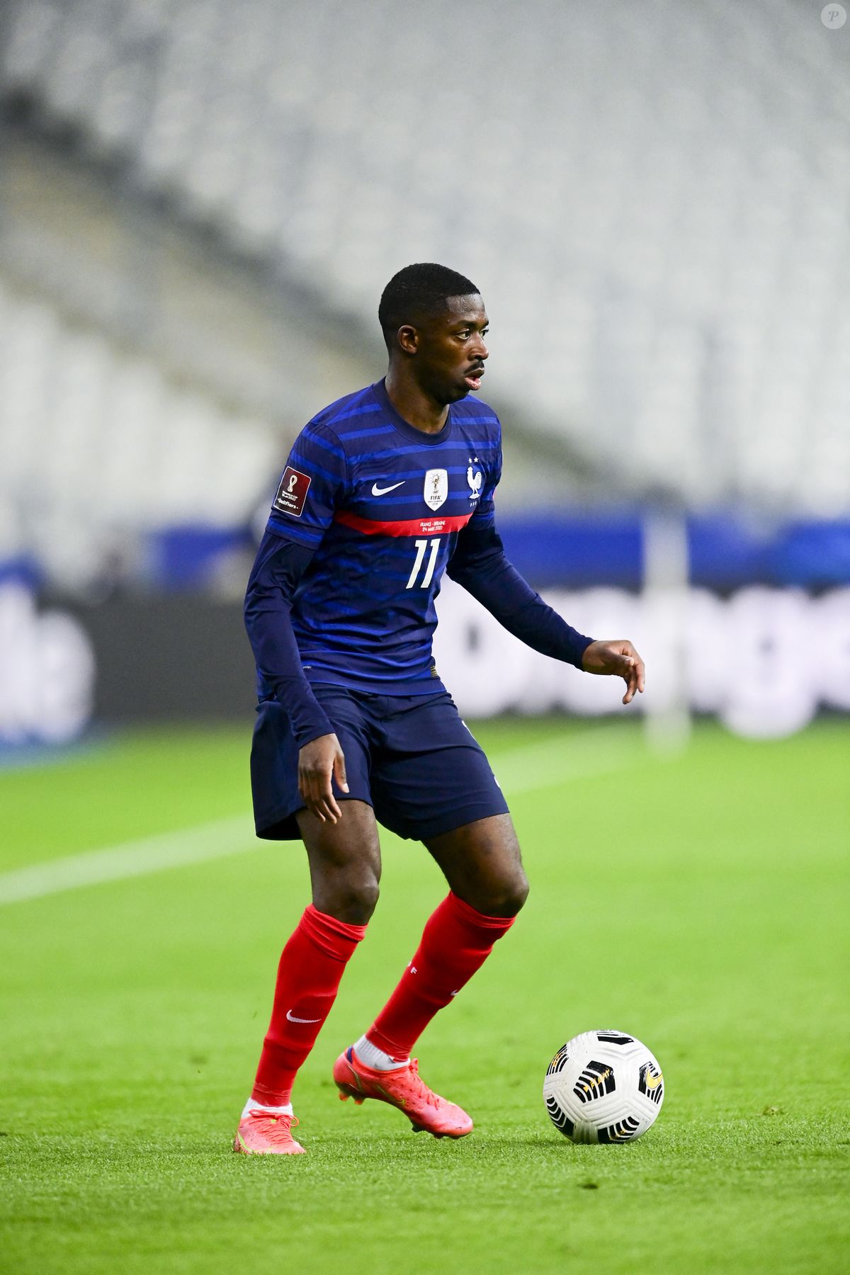 MINIX – Figurine Ousmane Dembélé – Équipe De France – Coupe Du Monde – Mini Figurine 7 Cm – PVC – Boîte Présentation – Collection Officielle