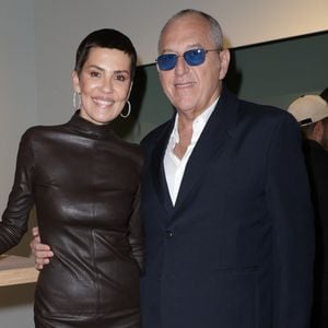 Exclusif - Cristina Cordula et son mari Frédéric Cassin - Cocktail à l'occasion des ventes: "Shaping Colors Collection Frédéric Cassin et Cristina Cordula" chez Christie's à Paris le 28 novembre 2024.  © Coadic Guirec/Bestimage