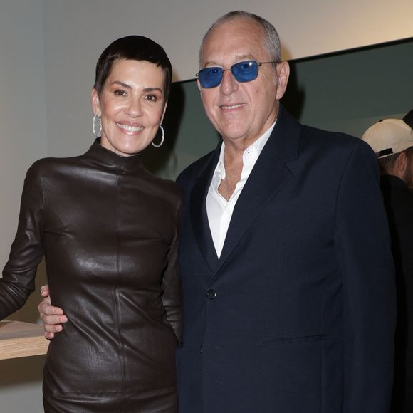 Exclusif - Cristina Cordula et son mari Frédéric Cassin - Cocktail à l'occasion des ventes: "Shaping Colors Collection Frédéric Cassin et Cristina Cordula" chez Christie's à Paris le 28 novembre 2024.  © Coadic Guirec/Bestimage