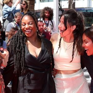 Shirel Nataf, Fanta Kebe, Lise Akoka, Amel Bent - Montée des marches du film « Man O Bachech (Woman and child) » lors du 78ème Festival International du Film de Cannes, au Palais des Festivals à Cannes. Le 22 mai 2025
© Jacovides-Moreau / Bestimage