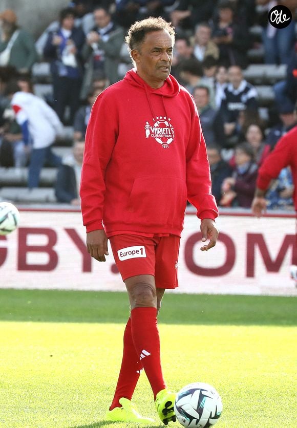 Yannick Noah - A l’occasion des 100 ans du parc Lescure, Bordeaux accueille au stade Chaban-Delmas un match de gala opposant les gloires des Girondins de Bordeaux au Variétés Club de France le mardi 14 mai 2024. © Patrick Bernard/ Bestimage