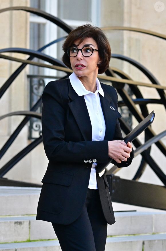 Rachida Dati, Ministre de la Culture à la sortie du Conseil des ministres au palais de l'Elysée à Paris, le 25 février 2026.
© Christian iewig / Bestimage
