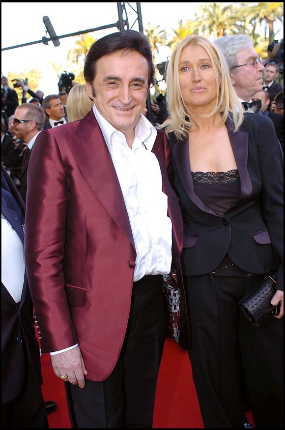 Dick Rivers et sa femme au féstivale de Cannes en 2005
 © Borde - Jacovides Bestimage