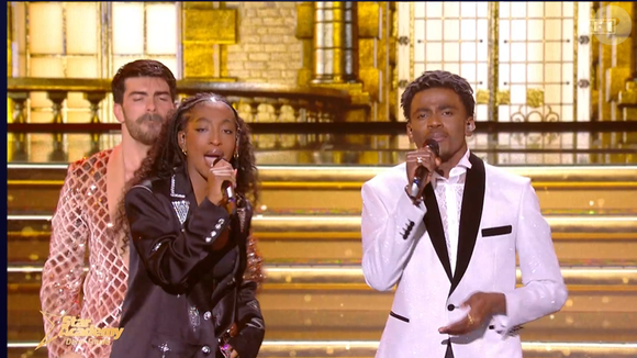 Demi-finale de Franck et Ebony, le 18 janvier 2025, sur TF1, dans la "Star Academy 2024"