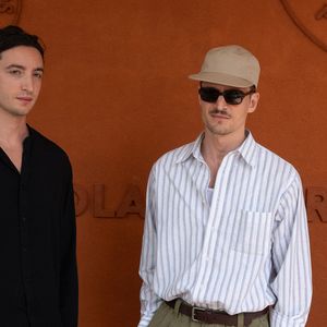 Niels Schneider et Volodia Schneider assistent à la finale hommes de Roland Garros à Roland Garros le 9 juin 2024 à Paris, France. Photo by Laurent Zabulon/ABACAPRESS.COM