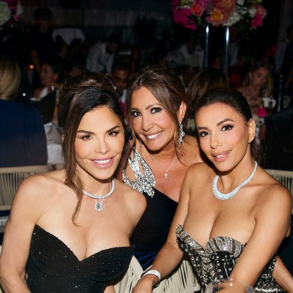 Maria Bravo, Lauren Sanchez et Eva Longoria à la soirée du "Global Gift Gala" lors du 78ème Festival International du Film de Cannes le 19 mai 2025. © Nicolas Gerardin via Bestimage