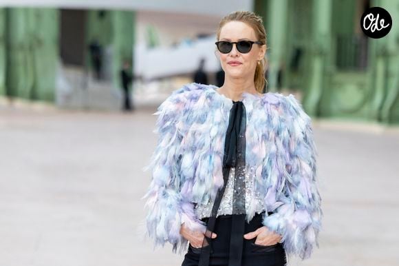Vanessa Paradis au défilé Chanel au Grand Palais, "Collection Haute Couture Printemps/Eté 2025" lors de la Fashion Week de Paris (PFW), le 28 janvier 2025. 
© Olivier Borde / Bestimage