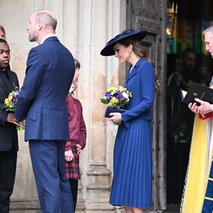 Catherine - Princesse de Galles quitte le service annuel de célébration du Jour du Commonwealth à l'Abbaye de Westminster, Londres. Backgrid UK/ Bestimage