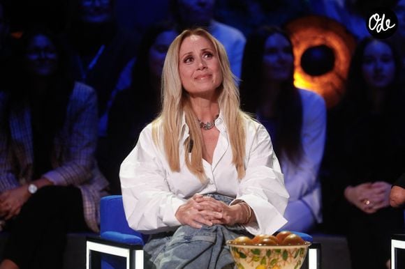 Lara Fabian (très émue) - Enregistrement de l'émission "La Boîte à Secrets N°19" dans les studios de la Cité du Cinéma à Saint-Denis, présentée par F.Bollaert et diffusée le 3 janvier sur France 3
© Christophe Clovis / Bestimage