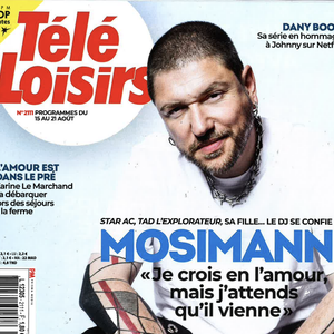 Mosimann en couverture de "Télé Loisirs", programmes du 15 au 21 août 2026.