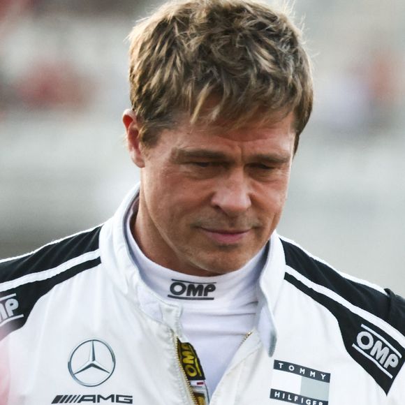Abu Dhabi -  Brad Pitt sur le tournage de son nouveau film "F1" le 8 décembre 2024.
(Credit Image: © Beata Zawrzel/ZUMA Press Wire)