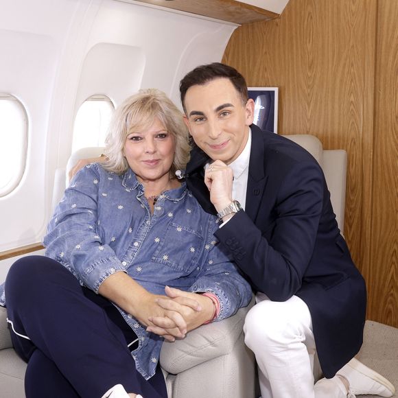 Laurence Boccolini lors de L'enregistrement de l'émission " Le Jet De Luxe " présenté par Jordan de Luxe à Paris, France, le 10 octobre 2025. © Cédrid Perrin/Bestimage