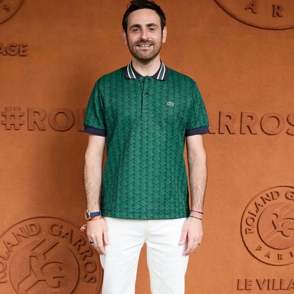 Camille Combal - Les célébrités au village lors des Internationaux de France de tennis de Roland Garros 2024 à Paris. Le 5 juin 2024. 
© Jacovides-Moreau/Bestimage