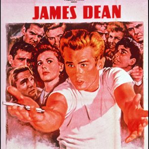 Il reste encore à ce jour le seul comédien à avoir été nommé deux fois pour l'Oscar du meilleur acteur à titre posthume

Archives - Affiche du film La Fureur de vivre avec James Dean 
Crédit : ALPHA AGENCY / BESTIMAGE