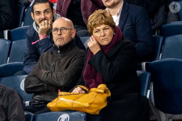 Véronique Rabiot (mère d'A.Rabiot) dans les tribunes lors du match de football de qualification pour la Coupe du monde 2022 entre la France et le Kazakhstan au stade Parc des Princes à Paris, France, le 13 novembre 2021. La France a gagné 8-0. © Cyril Moreau/Bestimage