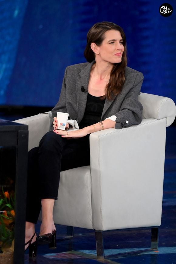 Charlotte Casiraghi pour l'émission "Che Tempo Che Fa" sur Nove, à Milan le 25 octobre 2026.

© Max/AGF via ZUMA Press / Bestimage